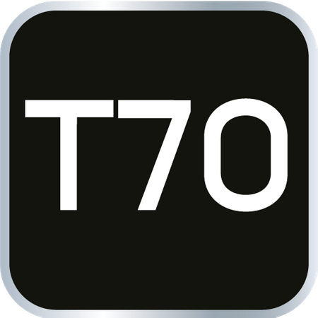 Końcówka Torx na nasadce 1/2", T70 x 55 mm