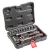 Zestaw kluczy nasadowych 1/4", 15 szt.