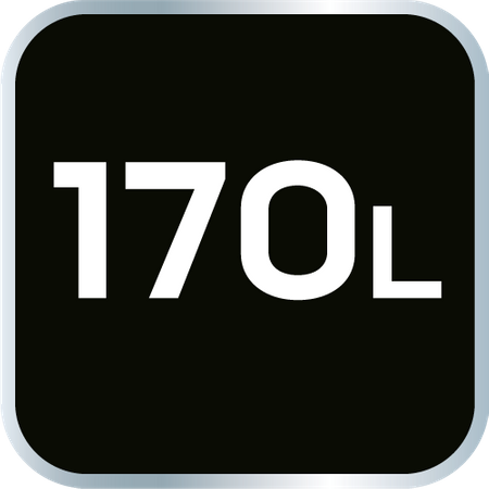 Torba ogrodowa 170 litrów,długie uszy, składana, 180 g/m2