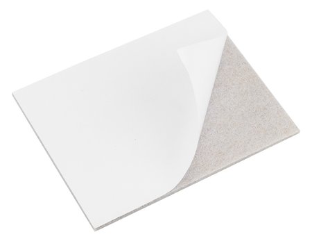 Podkładki filcowe samoprzylepne, jasnobrązowe 80x100mm, 2 szt.