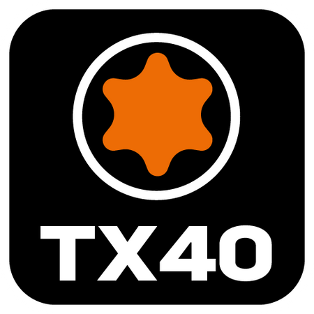 Bity udarowe TX40 x 25 mm, 2 szt.