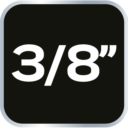 Klucze nasadowe 3/8", zestaw 12 szt.