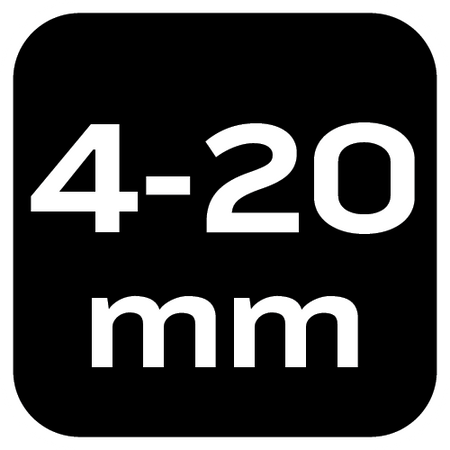 Fazownik 4-20 mm, 1/4" HEX