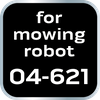Zestaw noży do robota koszącego 04-621 3 szt. pokrytych powłoką tytanową.