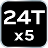 Ostrza 24T i 32T do 14-034, zestaw 10 szt.