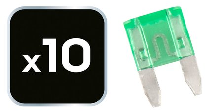 Zestaw bezpieczników samochodowych, 10 sztuk