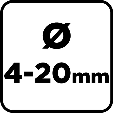 Wiertło stopniowe 4-20 mm