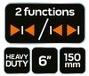 Ścisk automatyczny heavy duty 6"/150