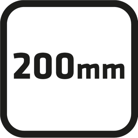 Sekator ogrodowy basic 200 mm, średnica cięcia 10 mm