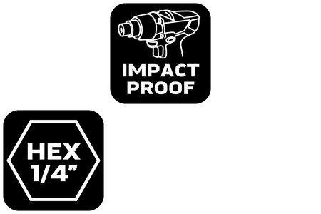 Bity udarowe PH3 x 50 mm, 2 szt.