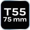 Końcówka TORX T55 x 75 mm, S2 x 2 szt.