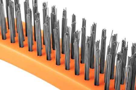 Szczotka druciana, drut stalowy, 4x16 rzędów