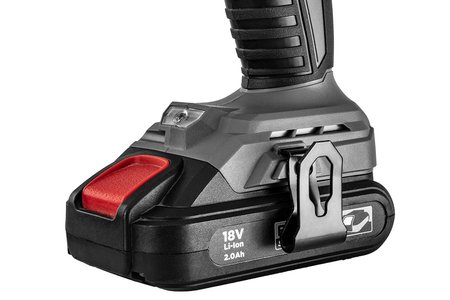 Wiertarko-wkrętarka akumulatorowa bezszczotkowa Energy+ 18V, Li-Ion, 13 mm, aku 2Ah, ład, walizka