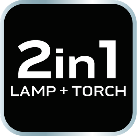 Lampa warsztatowa akumulatorowa 200 lm COB + latarka