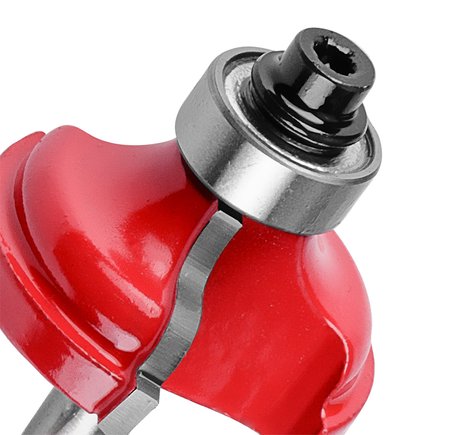 Frez kształtowy z łożyskiem, zaokrąglający, TCT, 32 x 12.9 mm, trzpień 6 mm