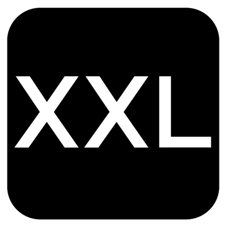 Spodnie ostrzegawcze, czarno-żółte, rozmiar XXL