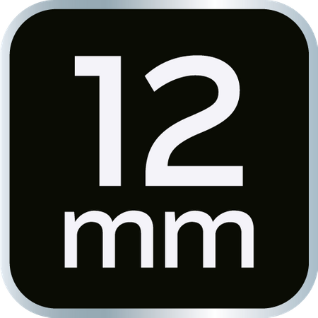 Nasadka udarowa 1/2" długa, 12 x 78mm , Cr-Mo