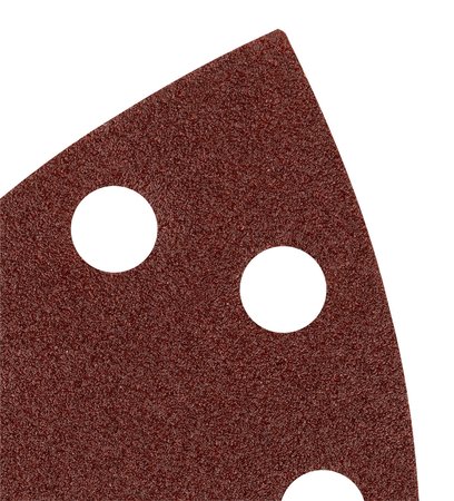 Papiery ścierne na rzep, żelazko 102 x 152 mm, P100, 5 szt., z 11 otworami