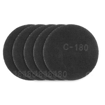 Siatka ścierna do gipsu na rzep 180 mm, K180, 5szt do szlifierki 59G263