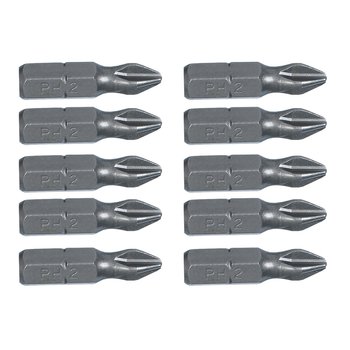 Końcówki wkrętakowe PH2 x 25 mm, 10 szt.