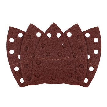 Papiery ścierne na rzep, żelazko 102 x 152 mm, P60, 5 szt., z 11 otworami