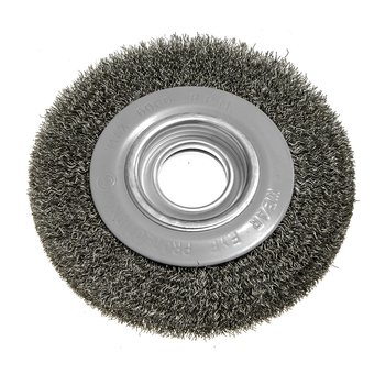 Szczotka druciana tarczowa 150 x 32 mm, drut karbowany, stalowy