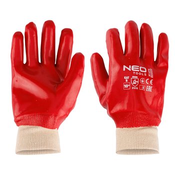 Rękawice robocze, bawełna pokryta w całości PVC, 3121X, rozmiar 10