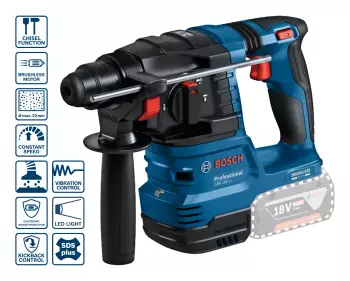 Bosch GBH 185-LI Młot udarowo-obrotowy akumulatorowy SDS plus 18V (solo, w kartonie)