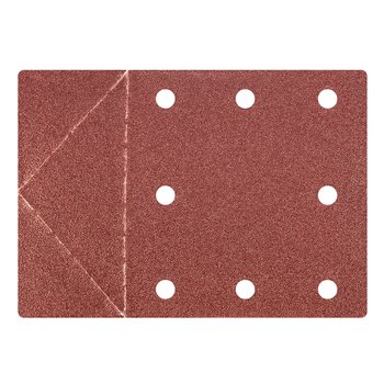 Papier ścierny 115 x 160 mm, otwory, perforacja do odrywania, rzep. K100, 3 szt.