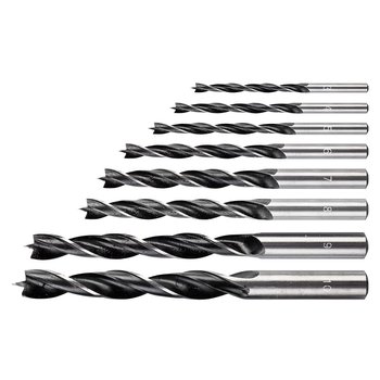 Zestaw wierteł do drewna: 3, 4, 5, 6, 7, 8, 9, 10 mm, 8 szt.