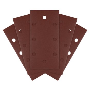 Papiery ścierne na rzep 93 x 185 mm, P220, 5 szt., , z 8 otworami