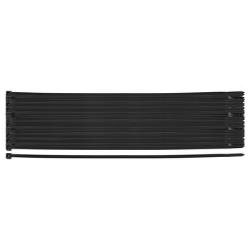 Opaski zaciskowe EXTREME 4.8 × 450 mm, czarne, 50 szt.