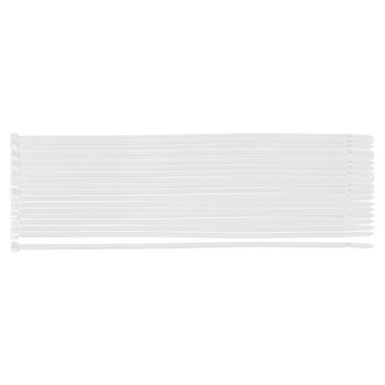 Opaski zaciskowe EXTREME 3.6 × 200 mm, białe, 100 szt.