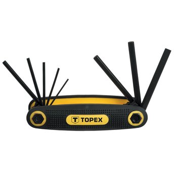 Klucze sześciokątne 1.5-6 mm, zestaw 8 szt.