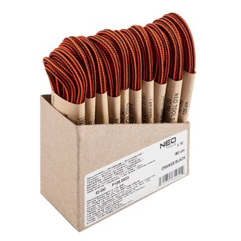 Sznurowadła do butów roboczych 150cm, pomarańczowo-czarne