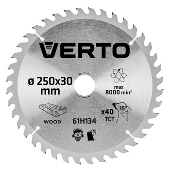 Tarcza do pilarki, widiowa, 250 x 30 mm, 40 zębów