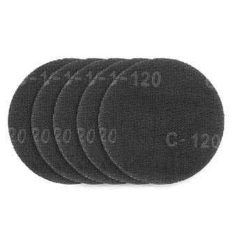 Siatka ścierna do gipsu na rzep 180 mm, K120, 5szt do szlifierki 59G263