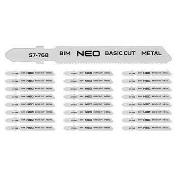 Brzeszczoty do wyrzynarki, 21TPI, BIM, uchwyt typu T, kpl. 25 szt.