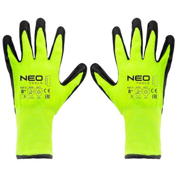 Rękawice robocze ocieplane, nylon powlekany lateksem, 4142X, rozmiar 8