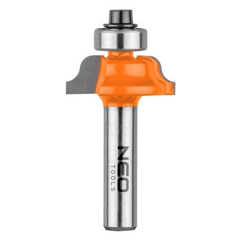 Frez kształtowy z łożyskiem, ozdobny, TCT, 25.7 x 9.7 mm, trzpień 8 mm