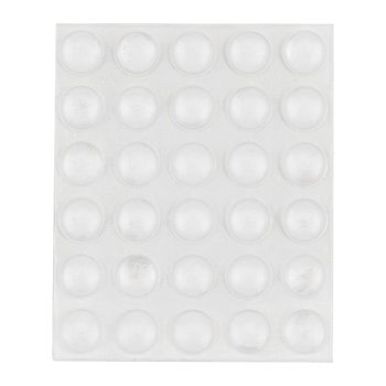 Podkładki silikonowe samoprzylepne 8mm, 30 szt.