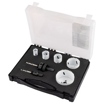 Otwornice bi-metalowe 19-68 mm, zestaw 7 szt.