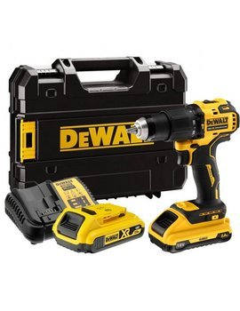 DeWalt DCD709D2T Wiertarko-wkrętarka Udarowa 18V XR Sub-Compact 2x2.0Ah
