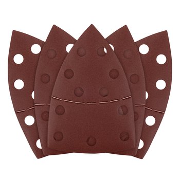 Papiery ścierne na rzep, żelazko 102 x 152 mm, P220, 5 szt., z 11 otworami