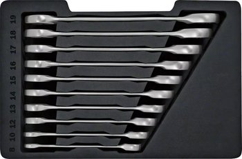 ZESTAW KLUCZY PŁASKO-OCZKOWYCH 10 SZT.