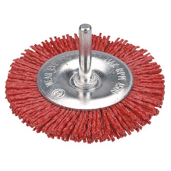 Szczotka ścierna tarczowa z trzpieniem 75 mm