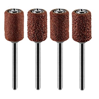 Taśma szlifierska 6.3 mm, K60, K80, K120, K240, zestaw 100 szt, + trzpień 3.2 mm, 2szt.