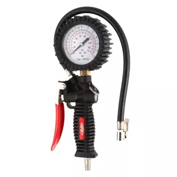 Profesjonalny pistolet do pompowania z manometrem bocznym 12 bar