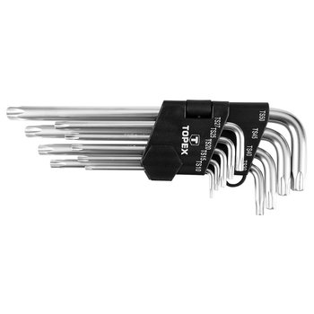 Klucze pięciokątne TS10-50, zestaw 9 szt.