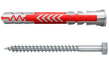 Fischer Kołek Uniwersalny Długi DuoPower 10x80 S z Wkrętem (10 szt.) 538257
